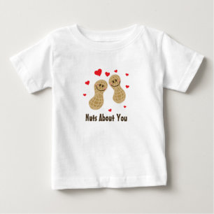 Camiseta De Bebé Nueces sobre usted humor lindo del retruécano de