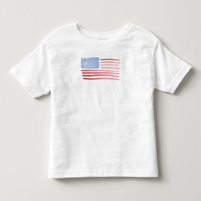 Camiseta De Bebé Nuestra bandera americana (Anverso)