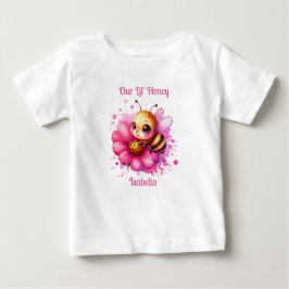 Camiseta De Bebé Nuestra Miel De Lilo | Abeja de miel Personalizada
