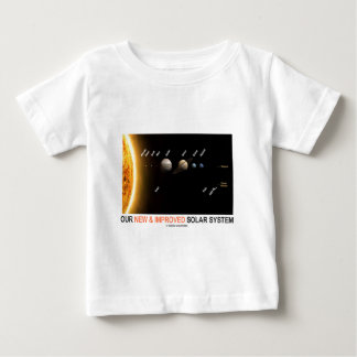 Camiseta De Bebé Nuestra nueva y mejorada Sistema Solar (humor