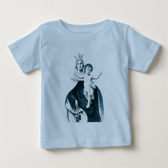 Camiseta De Bebé Nuestra Señora del Carmen Baby T-Shirt (Anverso)