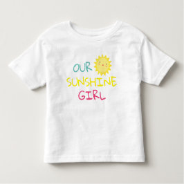 Camiseta De Bebé Nuestro Chica de sol Toddler Shirt