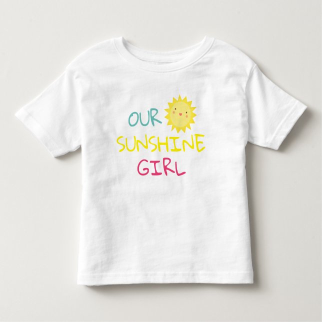 Camiseta De Bebé Nuestro Chica de sol Toddler Shirt (Anverso)