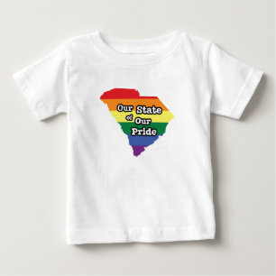 Camiseta De Bebé Nuestro estado de orgullo Carolina del Sur