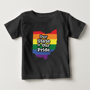 Camiseta De Bebé Nuestro estado de orgullo  Ohio