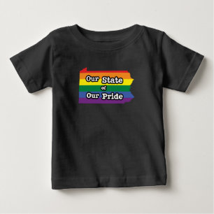 Camiseta De Bebé Nuestro estado de orgullo Pennsylvania