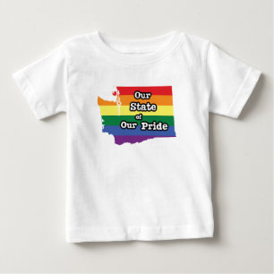 Camiseta De Bebé Nuestro estado de orgullo  Washington