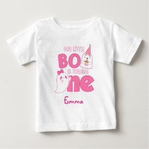 Camiseta De Bebé Nuestro Pequeño Boo Se Convierte En Uno, Primer Cu