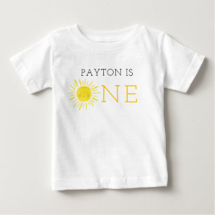 Camiseta De Bebé Nuestro pequeño Chica de la Primera Fiesta de Cump