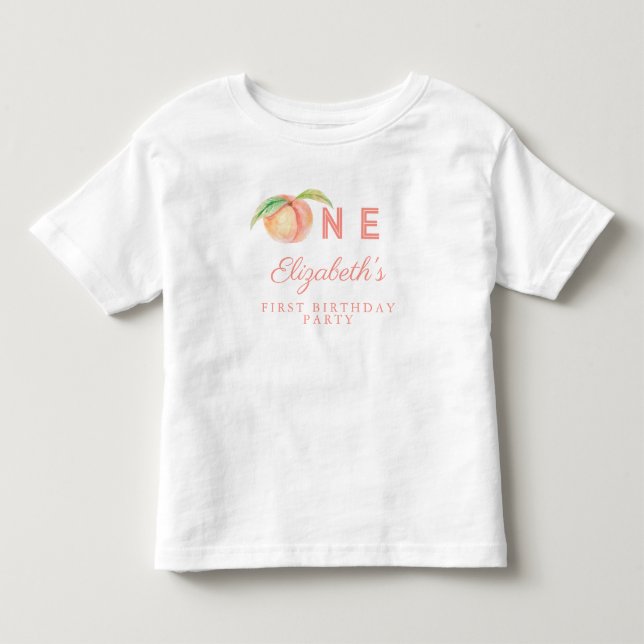 Camiseta De Bebé Nuestro pequeño dulce dulce es un bebé primer cump (Anverso)