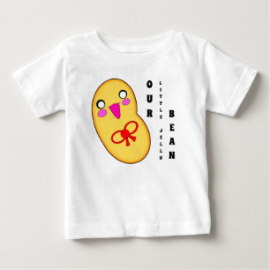 Camiseta De Bebé Nuestro pequeño Jelly Bean Cute Happy Motto