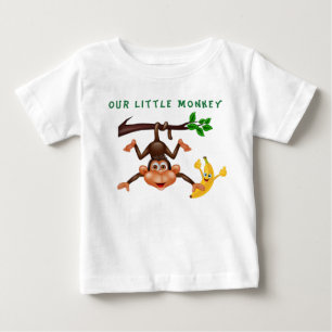 Camiseta De Bebé Nuestro Pequeño Mono