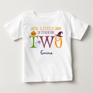 Camiseta De Bebé Nuestro pequeño novio cumple dos años, segundo c
