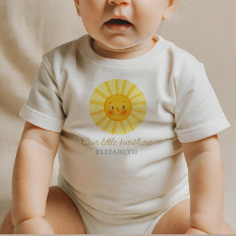 Camiseta De Bebé Nuestro pequeño sol lindo sol