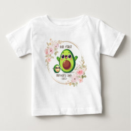 Camiseta De Bebé Nuestro primer día de la madre