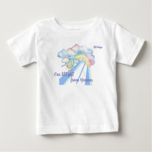 Camiseta De Bebé "Nuestro regalo de Cielo" Personalizable 