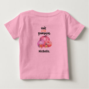Camiseta De Bebé Nuestros pequeños niños de Halloween personalizado