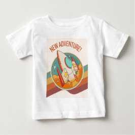 Camiseta De Bebé nueva aventura de cohetes