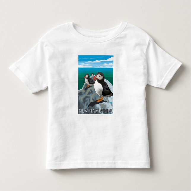 Camiseta De Bebé Nueva escena de HampshirePuffins (Anverso)