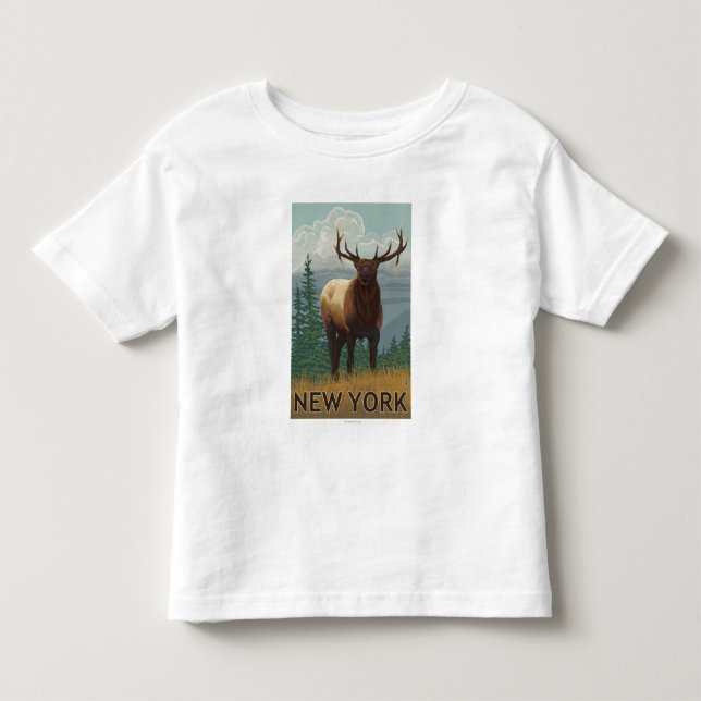 Camiseta De Bebé Nueva escena de YorkElk (Anverso)