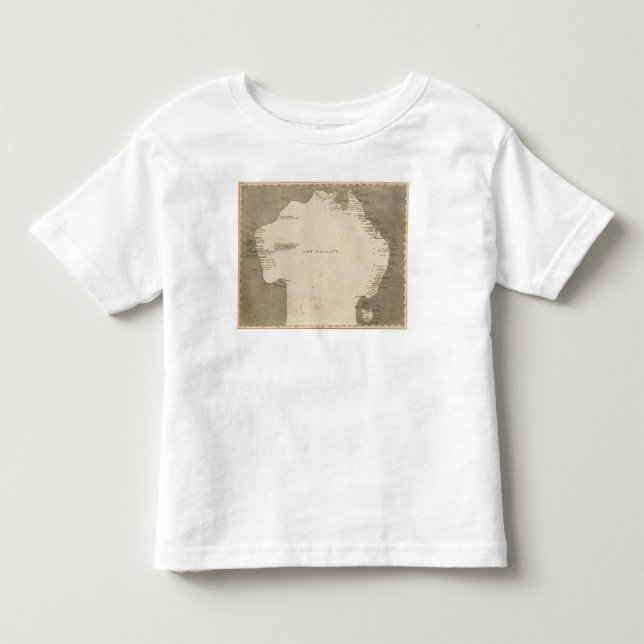 Camiseta De Bebé Nueva Holanda, Australia (Anverso)