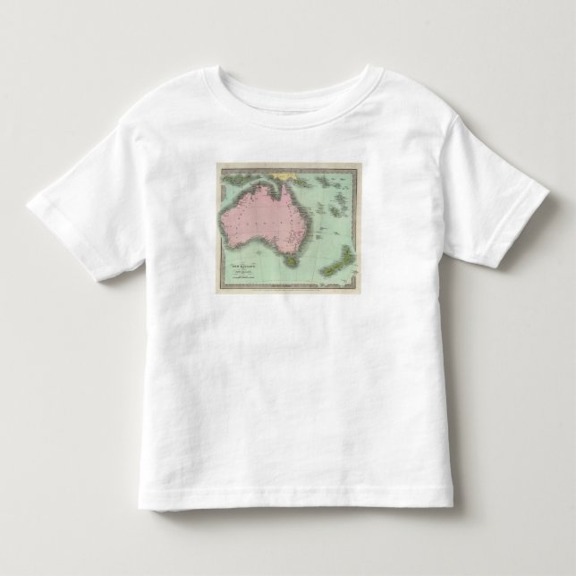 Camiseta De Bebé Nueva Holanda y Nueva Zelanda (Anverso)