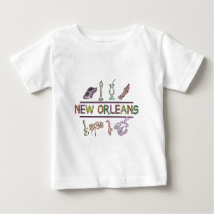 Camiseta De Bebé Nueva Orleans