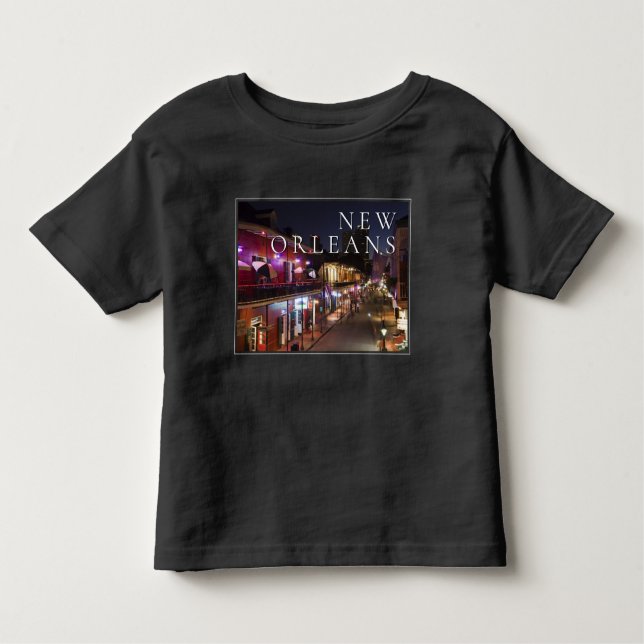 Camiseta De Bebé Nueva Orleans, Luisiana | El barrio francés (Anverso)