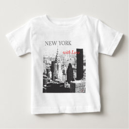 Camiseta De Bebé Nueva York con amor