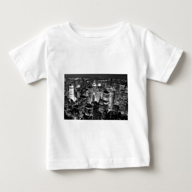 Camiseta De Bebé Nueva York de Manhattan (Anverso)