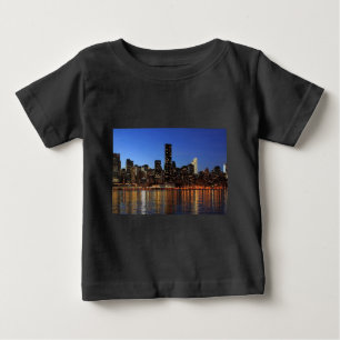 Camiseta De Bebé Nueva York Nueva York Nueva York Nueva noche Manha