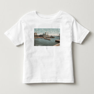 Camiseta De Bebé Nueva York, NY - acuario y lancha contraincendios