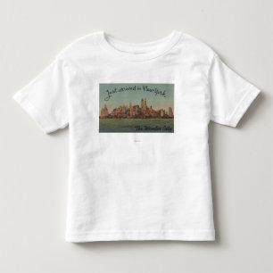 Camiseta De Bebé Nueva York, NY - apenas llegado - la ciudad