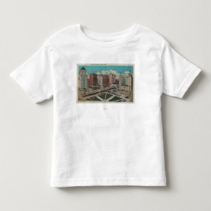 Camiseta De Bebé Nueva York, NY - cuadrado de fallecimiento