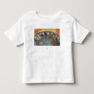 Camiseta De Bebé Nueva YorkGrandes Escenas de letrasEstado de Nueva