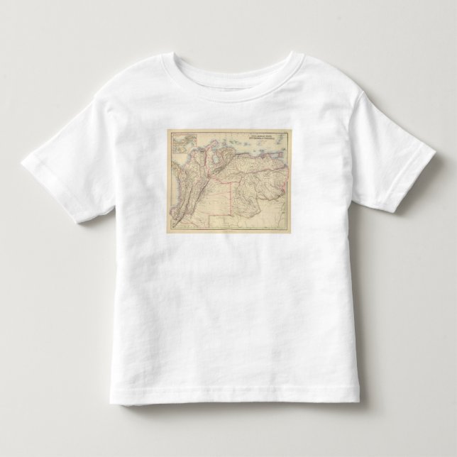 Camiseta De Bebé Nuevas Granada y Venezuela (Anverso)
