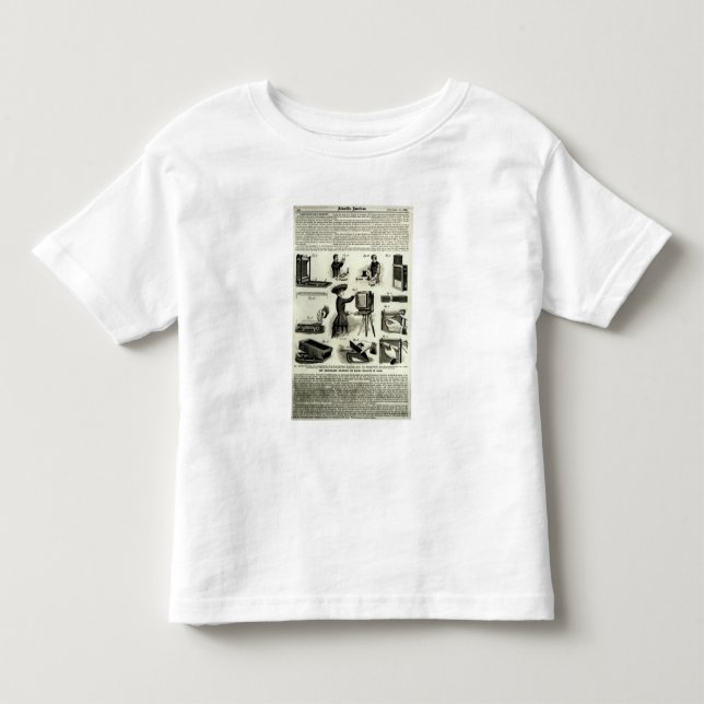 Camiseta De Bebé Nuevo aparato fotográfico (Anverso)