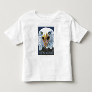 Camiseta De Bebé Nuevo de YorkEagle cierre para arriba