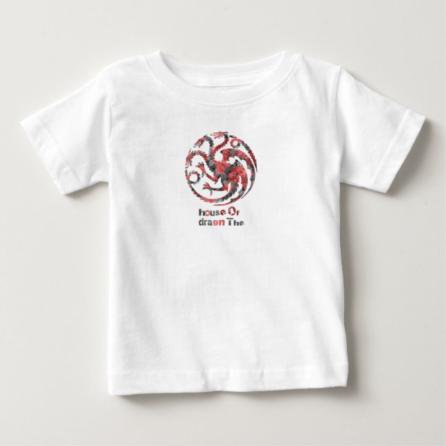 Camiseta De Bebé nuevo diseño para la familia de dragones (Anverso)