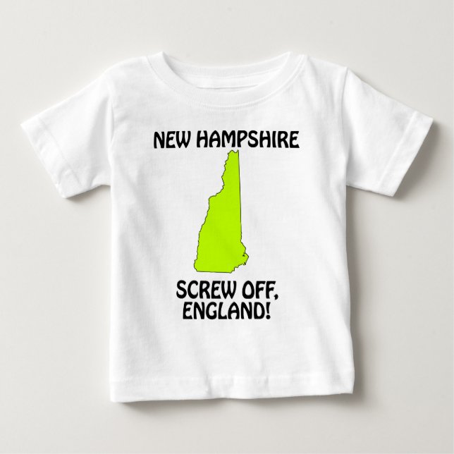 Camiseta De Bebé Nuevo Hampshire - ¡Vete a Inglaterra! (Anverso)