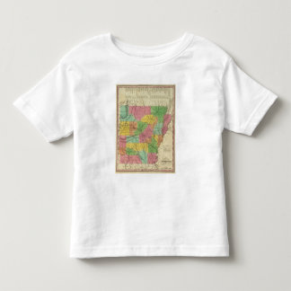 Camiseta De Bebé Nuevo mapa de Arkansas 2