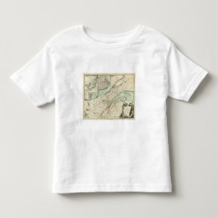 Camiseta De Bebé Nuevo mapa de la provincia de Quebec