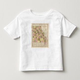Camiseta De Bebé Nuevo mapa de Missouri 2