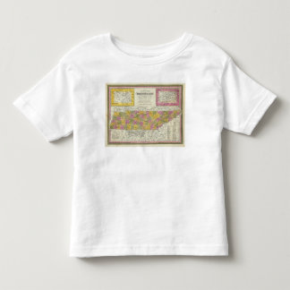 Camiseta De Bebé Nuevo mapa de Tennessee
