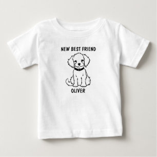 Camiseta De Bebé Nuevo mejor amigo