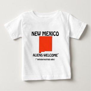 Camiseta De Bebé Nuevo México - Bienvenidos Alien