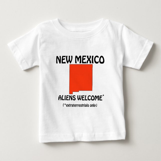 Camiseta De Bebé Nuevo México - Bienvenidos Alien (Anverso)
