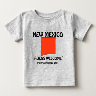 Camiseta De Bebé Nuevo México - Bienvenidos Alien