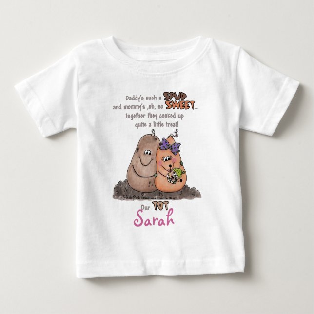 Camiseta De Bebé Nuevo punt (Anverso)