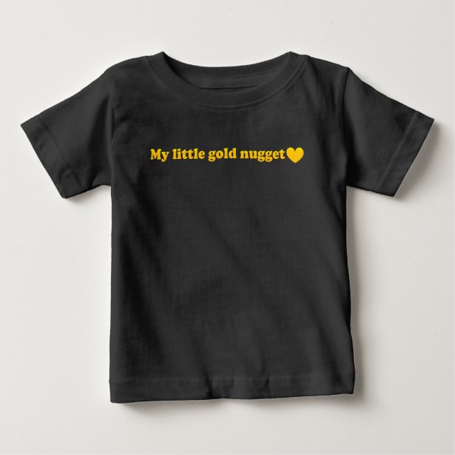 Camiseta De Bebé Nugosidad de oro (Anverso)
